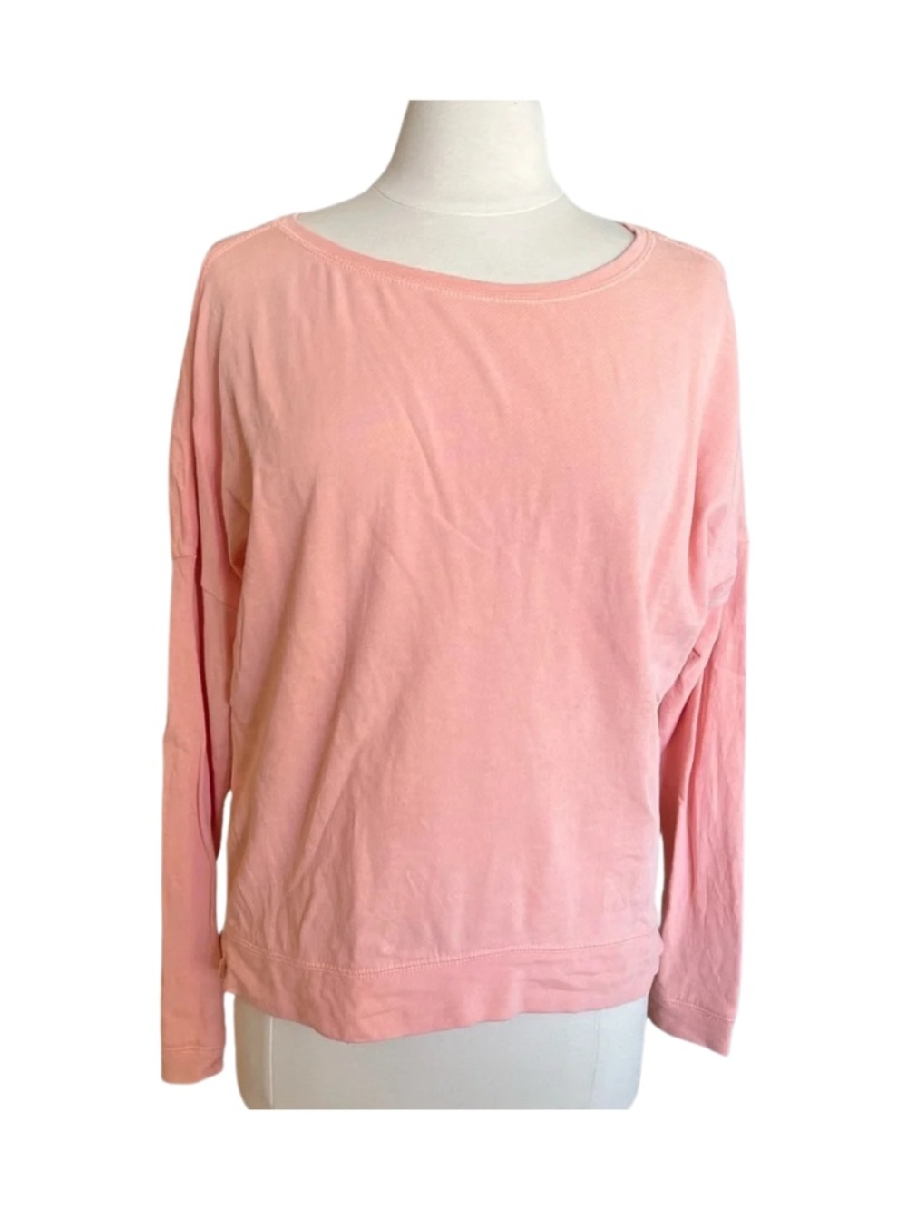 H&M L.O.G.G. Peach 100% Cotton Sweatshirt Top Size Medium